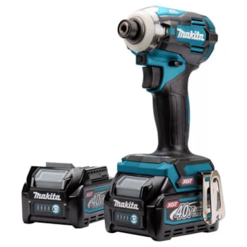 PARAFUSADEIRA DE IMPACTO A BATERIA 40V Li-Ion 220Nm -TD001GD201 - MAKITA Voltagem:220V PARAFUSADEIRA DE IMPACTO A BATERIA 40V Li-Ion 220Nm -TD001GD201 - MAKITA Voltagem:220V