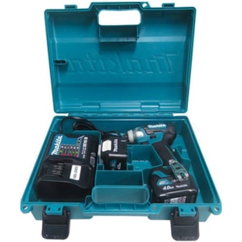 PARAFUSADEIRA DE IMPACTO A BATERIA - MAKITA TD111DSME Voltagem:BIVOLT