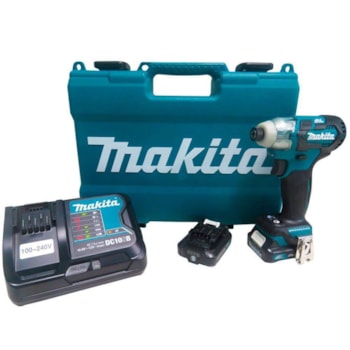PARAFUSADEIRA DE IMPACTO A BATERIA - MAKITA TD111DWYE Voltagem:BIVOLT
