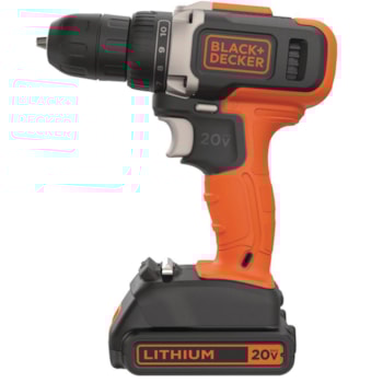 PARAFUSADEIRA E FURADEIRA 20V  - BCD703C1 BLACK + DECKER PARAFUSADEIRA E FURADEIRA 20V  - BCD703C1 BLACK + DECKER