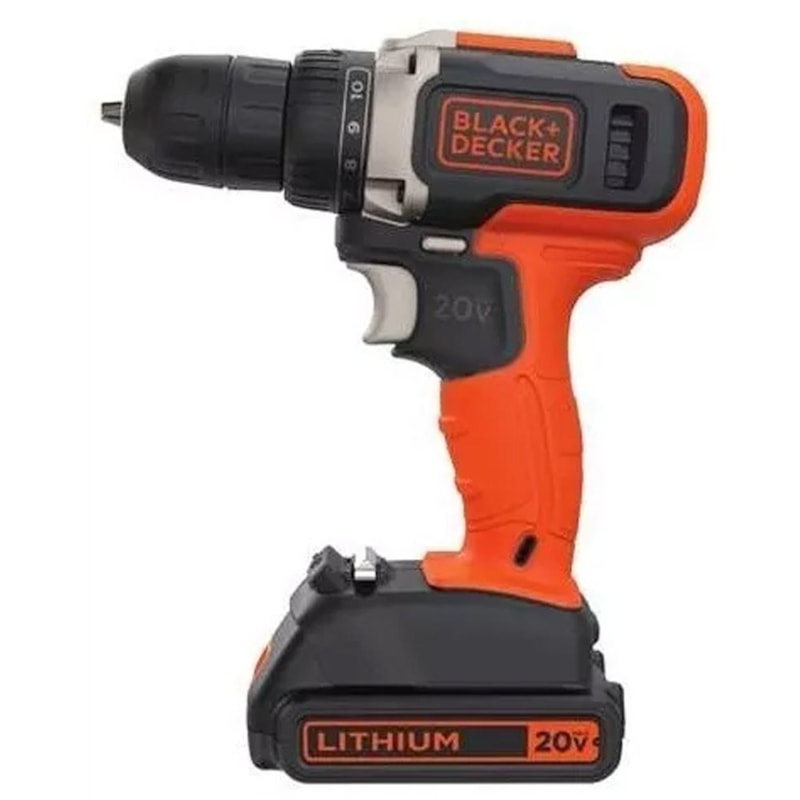 PARAFUSADEIRA E FURADEIRA 20V - BCD703C1 BLACK + DECKER - HBR Flex
