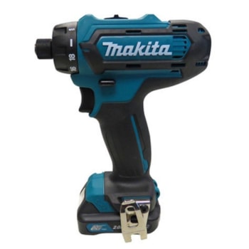 PARAFUSADEIRA E FURADEIRA A BATERIA 12V 2AH DF031DSAE MAKITA Voltagem:BIVOLT