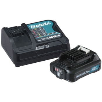 PARAFUSADEIRA E FURADEIRA A BATERIA 12V 2AH DF031DSAE MAKITA Voltagem:BIVOLT
