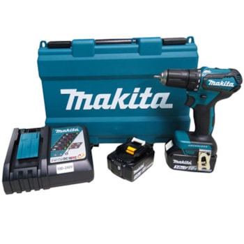 PARAFUSADEIRA E FURADEIRA A BATERIA BIVOLT - DDF483RFE MAKITA