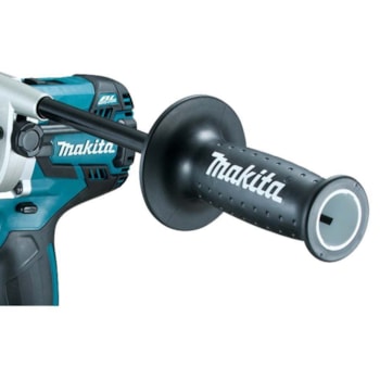 PARAFUSADEIRA E FURADEIRA DE IMPACTO A BATERIA DE 18V - MAKITA - DHP481RME Voltagem:BIVOLT