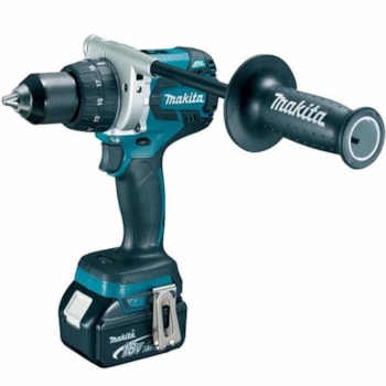 PARAFUSADEIRA E FURADEIRA DE IMPACTO A BATERIA DE 18V - MAKITA - DHP481RME Voltagem:BIVOLT PARAFUSADEIRA E FURADEIRA DE IMPACTO A BATERIA DE 18V - MAKITA - DHP481RME Voltagem:BIVOLT