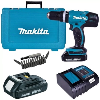 PARAFUSADEIRA E FURADEIRA DE IMPACTO - MAKITA DHP453SYE Voltagem:BIVOLT PARAFUSADEIRA E FURADEIRA DE IMPACTO - MAKITA DHP453SYE Voltagem:BIVOLT