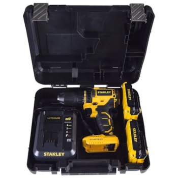 PARAFUSADEIRA / FURADEDEIRA DE IMP 20V BRUSHLESS - SBH20S2K STANLEY PARAFUSADEIRA / FURADEDEIRA DE IMP 20V BRUSHLESS - SBH20S2K STANLEY