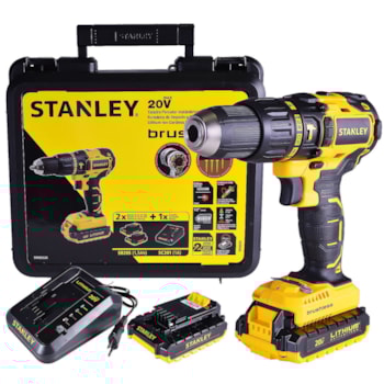 PARAFUSADEIRA / FURADEDEIRA DE IMP 20V BRUSHLESS - SBH20S2K STANLEY PARAFUSADEIRA / FURADEDEIRA DE IMP 20V BRUSHLESS - SBH20S2K STANLEY