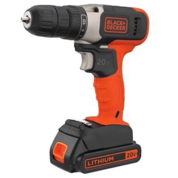 PARAFUSADEIRA/FURADEIRA 20V - BCD702C1 BLACK + DECKER PARAFUSADEIRA/FURADEIRA 20V - BCD702C1 BLACK + DECKER