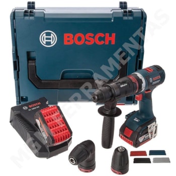 PARAFUSADEIRA / FURADEIRA 4 EM 1 À BATERIA GSR 18 V EC FC2 FLEXICLICK PROFESSIONAL - BOSCH - 06019E1