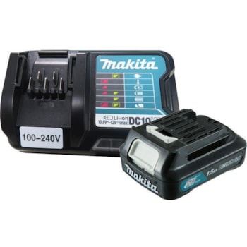PARAFUSADEIRA FURADEIRA A BATERIA 12V 1.5AH DF331DWYE MAKITA Voltagem:BIVOLT
