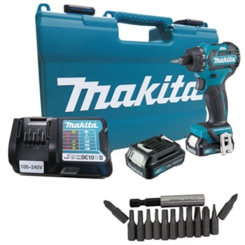PARAFUSADEIRA/FURADEIRA A BATERIA 12V DF032DWYE Voltagem:BIVOLT
