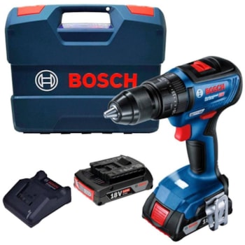 PARAFUSADEIRA FURADEIRA COM 2 BATERIAS LCASE GSB 18V50 - 06019H51E0 BOSCH