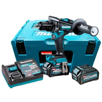 PARAFUSADEIRA/FURADEIRA DE IMPACTO A BATERIA 40V LI-ON - HP001GD201- MAKITA Voltagem:220V PARAFUSADEIRA/FURADEIRA DE IMPACTO A BATERIA 40V LI-ON - HP001GD201- MAKITA Voltagem:220V