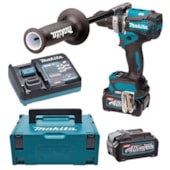 PARAFUSADEIRA/FURADEIRA DE IMPACTO A BATERIA 40V LI-ON - HP001GD201- MAKITA Voltagem:220V