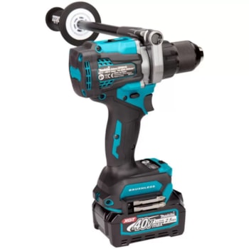 PARAFUSADEIRA/FURADEIRA DE IMPACTO A BATERIA 40V LI-ON - HP001GD201- MAKITA Voltagem:220V PARAFUSADEIRA/FURADEIRA DE IMPACTO A BATERIA 40V LI-ON - HP001GD201- MAKITA Voltagem:220V