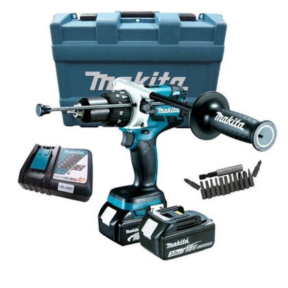 PARAFUSADEIRA/FURADEIRA DE IMPACTO A BATERIA - DHP481RFE MAKITA PARAFUSADEIRA/FURADEIRA DE IMPACTO A BATERIA - DHP481RFE MAKITA