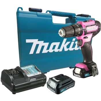 PARAFUSADEIRA / FURADEIRA DE IMPACTO ROSA 10MM - HP333DWYEP MAKITA