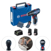 PARAFUSADEIRA / FURADEIRA DE IMPACTOR 12V GSR 120-LI C/ 2 BATERIAS, MALETA E 21 ACESSORIOS - BOSCH