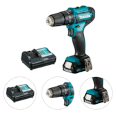 PARAFUSADEIRA/FURADEIRA IMPACTO 3/8" (10MM) 30NM 12V COM 1 BATERIA 1,5AH + CARREGADOR - MAKITA