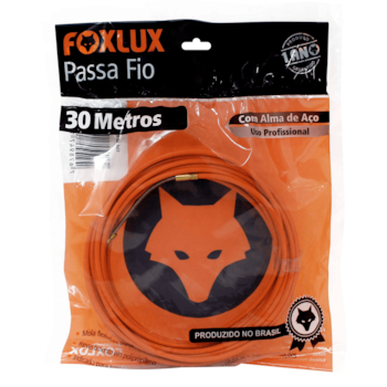 PASSA FIO COM ALMA DE AÇO 30M - 65.04 FOXLUX