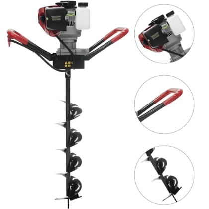 PERFURADOR DE SOLO TEA43X150-GII 2T 42.7CC BROCA 150MM - 501-014 TOYAMA PERFURADOR DE SOLO TEA43X150-GII 2T 42.7CC BROCA 150MM - 501-014 TOYAMA