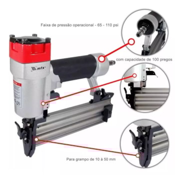 PINADOR PNEUMÁTICO PARA PINOS DE 10 - 50 MM  - 574109 MTX PINADOR PNEUMÁTICO PARA PINOS DE 10 - 50 MM  - 574109 MTX