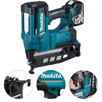 PINADOR TIPO T A BATERIA 18V - DBN600RFJ MAKITA PINADOR TIPO T A BATERIA 18V - DBN600RFJ MAKITA