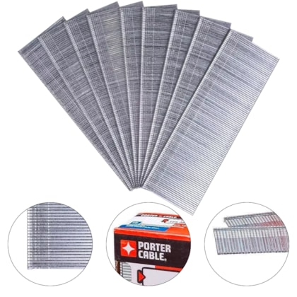 PINO T 51MM COM 2.500 UNIDADES 16GA - PFN16200 PORTER CABLE PINO T 51MM COM 2.500 UNIDADES 16GA - PFN16200 PORTER CABLE