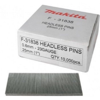 PINOS PARA PINADOR 25MM (1POL) DIAM 0.6MM - MAKITA F-31838