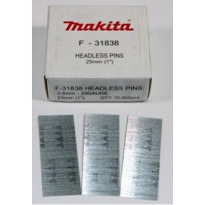 PINOS PARA PINADOR 25MM (1POL) DIAM 0.6MM - MAKITA F-31838 PINOS PARA PINADOR 25MM (1POL) DIAM 0.6MM - MAKITA F-31838