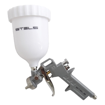 PISTOLA DE PINTURA COM TANQUE ALTO 600ML - 5731455 STEELS PISTOLA DE PINTURA COM TANQUE ALTO 600ML - 5731455 STEELS