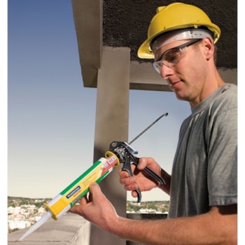 PISTOLA PARA TUBO DE SILICONE 280ML COM CHAPAS EM AÇO - 43199002 TRAMONTINA PISTOLA PARA TUBO DE SILICONE 280ML COM CHAPAS EM AÇO - 43199002 TRAMONTINA