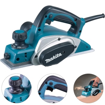 PLAINA ELÉTRICA PROFISSIONAL 82MM - KP0800 MAKITA PLAINA ELÉTRICA PROFISSIONAL 82MM - KP0800 MAKITA
