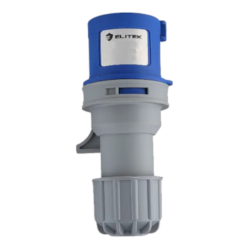 PLUG INDUSTRIAL 16A 3P (2P+T) 6H AZUL IP44 EPI162P220 - 1957 ELITEK PLUG INDUSTRIAL 16A 3P (2P+T) 6H AZUL IP44 EPI162P220 - 1957 ELITEK