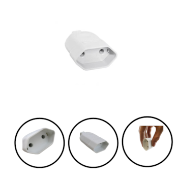 PLUGUE FÊMEA 2P 10A COLOR - 23663 TRAMONTINA PLUGUE FÊMEA 2P 10A COLOR - 23663 TRAMONTINA