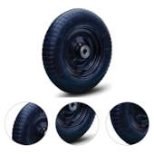 PNEU RODA COMPLETO PNEUMATICA 325-8 COM ROLAMENTO E ROLETE 1" ARO 14  (6591) CAPACIDADE 100KG - COLSON