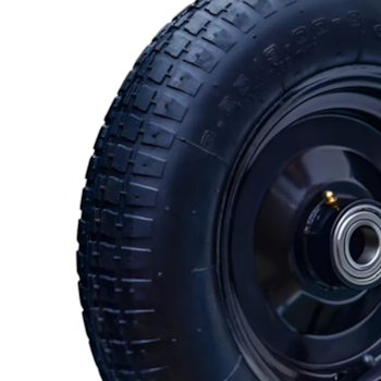 PNEU RODA COMPLETO PNEUMATICA 325-8 COM ROLAMENTO E ROLETE 1" ARO 14  (6591) CAPACIDADE 100KG - COLSON