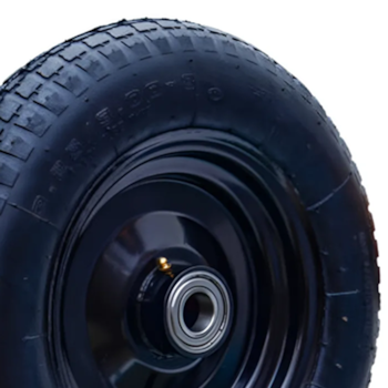 PNEU RODA COMPLETO PNEUMATICA 325-8 COM ROLAMENTO E ROLETE 1" ARO 14  (6591) CAPACIDADE 100KG - COLSON