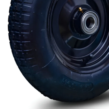 PNEU RODA COMPLETO PNEUMATICA 325-8 COM ROLAMENTO E ROLETE 1" ARO 14  (6591) CAPACIDADE 100KG - COLSON