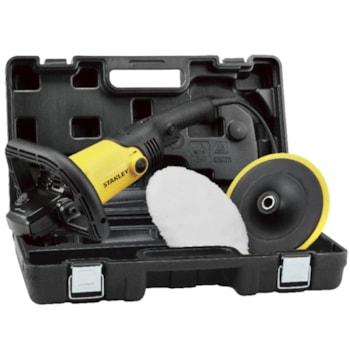 POLITRIZ ANGULAR 7" 1300 WATTS COM VELOCIDADE VARIÁVEL E MALETA - SP137K STANLEY POLITRIZ ANGULAR 7" 1300 WATTS COM VELOCIDADE VARIÁVEL E MALETA - SP137K STANLEY