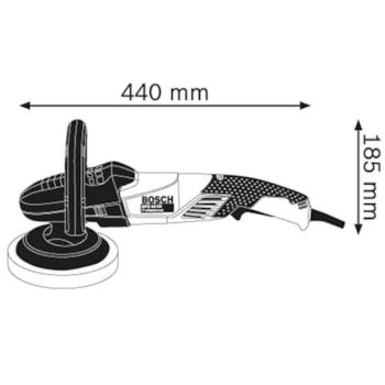 POLITRIZ ELÉTRICA PROFISSIONAL DA BOSCH - GPO 14 CE - 06013890E0000 Voltagem:220V