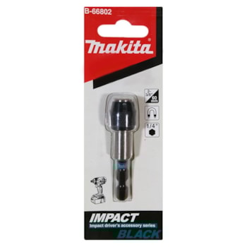 PORTA BIT COM ESFERA DE AÇO 1/4 X 60 MM - B-66802 MAKITA PORTA BIT COM ESFERA DE AÇO 1/4 X 60 MM - B-66802 MAKITA