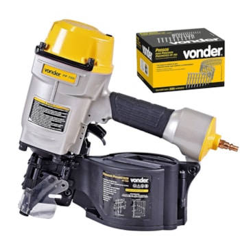 PREGADOR PNEUMÁTICO CAPACIDADE DE 45 A 70 MM - PP700 VONDER PREGADOR PNEUMÁTICO CAPACIDADE DE 45 A 70 MM - PP700 VONDER