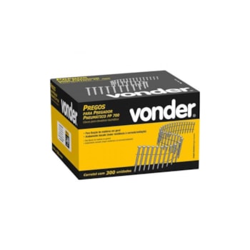 PREGO ANELADO 64MM PP700 CARRET C/300 - 2898700164 VONDER PREGO ANELADO 64MM PP700 CARRET C/300 - 2898700164 VONDER