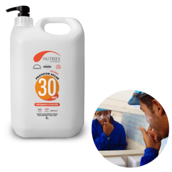 PROTETOR SOLAR FPS 30 4L CORPORAL PROFISSIONAL - 0061010 NUTRIEX PROTETOR SOLAR FPS 30 4L CORPORAL PROFISSIONAL - 0061010 NUTRIEX