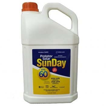 PROTETOR SOLAR FPS 60 1/3 UVA 4L SUNDAY - NUTRIEX PROTETOR SOLAR FPS 60 1/3 UVA 4L SUNDAY - NUTRIEX