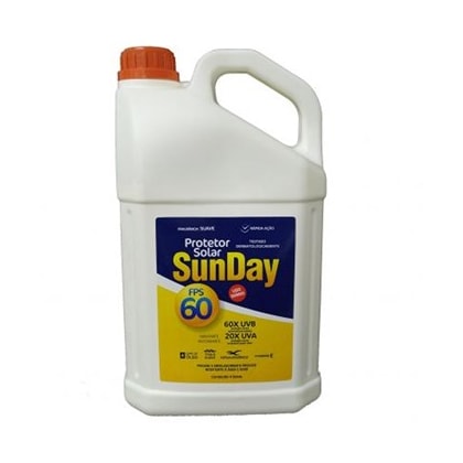 PROTETOR SOLAR FPS 60 1/3 UVA 4L SUNDAY - NUTRIEX PROTETOR SOLAR FPS 60 1/3 UVA 4L SUNDAY - NUTRIEX