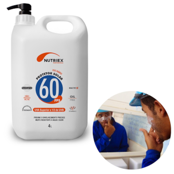 PROTETOR SOLAR FPS 60 4L CORPORAL PROFISSIONAL - 0061044 NUTRIEX PROTETOR SOLAR FPS 60 4L CORPORAL PROFISSIONAL - 0061044 NUTRIEX